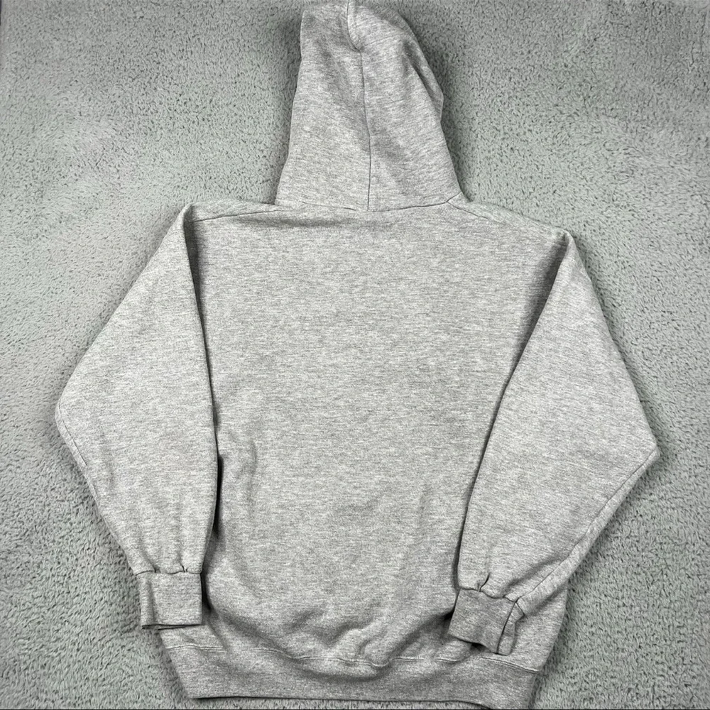 Vintage 90s Hoodie Sweatshirt Gray Pull Over Men’s Size Medium Martha’s Vinyard - Picture 10 of 11